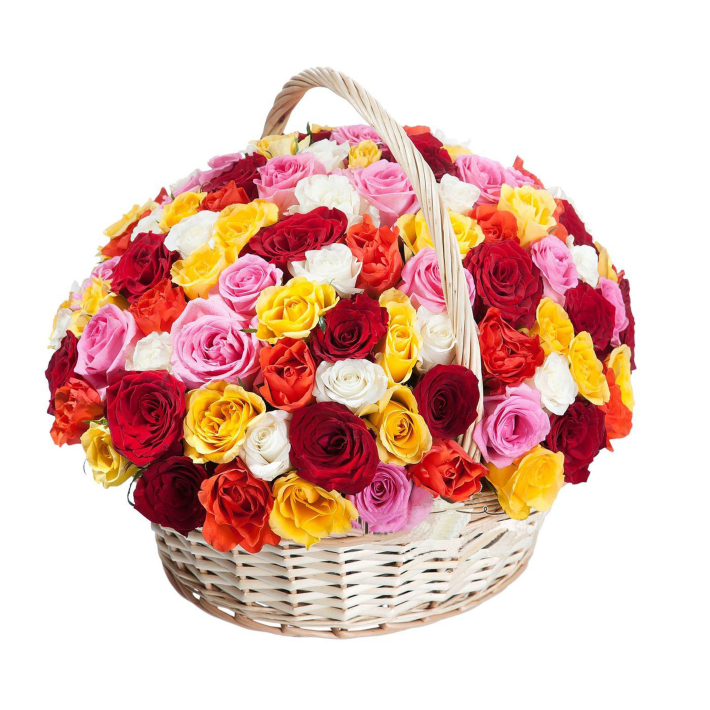 Корзина роз №226