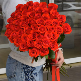 Букет кораловых роз