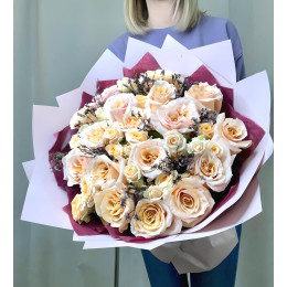 Пионовидные розы №425