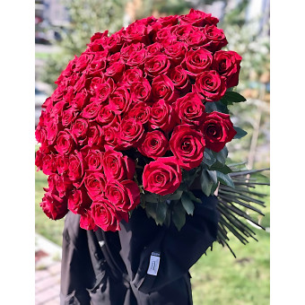 Букет красных роз №237