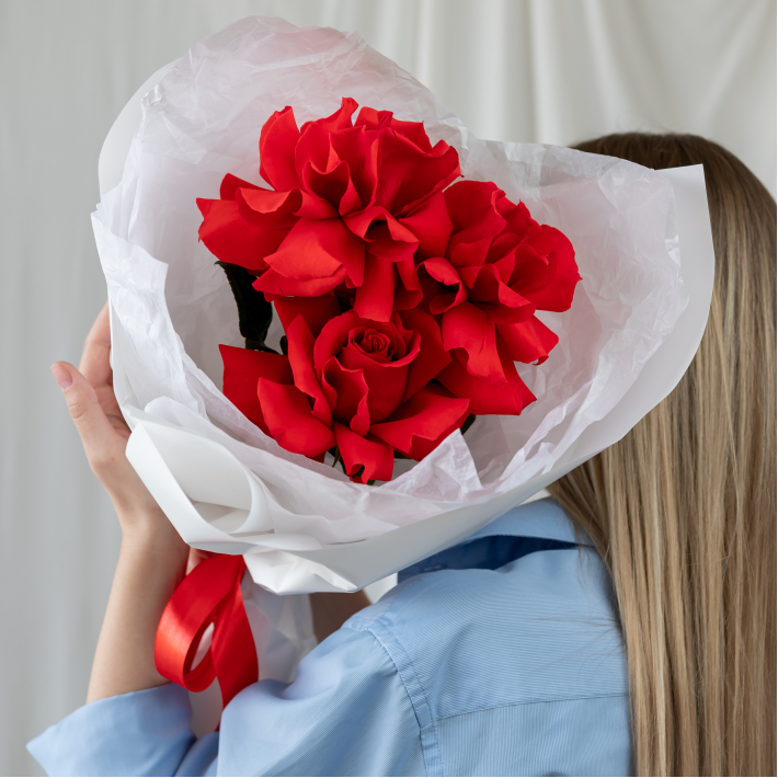 3 Французских роз (сорт Нина)