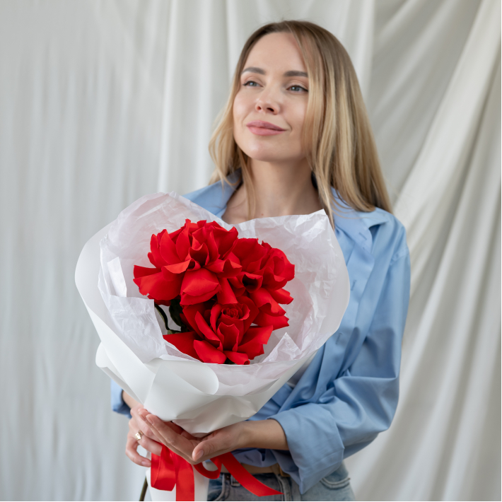 3 Французских роз (сорт Нина)