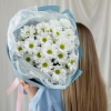 3 белых хризантемы (сорт Бакарди)