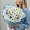 3 белых хризантемы (сорт Бакарди)